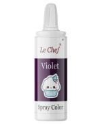 Le Chef Premium Metallic Violet Spray Color 100 gm | Best For Cake Decoration & Iceing