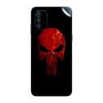 GADGETSWRAP Printed Vinyl Skin Sticker for Nokia G21 - Red Punisher Logo