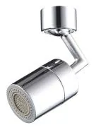Kruvad Dual-Function Sprayer Faucet Head, 720 Degree Swivel Faucet Aerator, Large-Angle Rotating Splash Filter Faucet, Faucet Female Thread 1 Gear Faucet