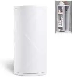 Regalo Bathroom Rotating Triangle Storage Rack 360 Degree Rotating Multi-Function Organizer Plastic Triangle Shelf Dust-Proof Waterproof Corner Rack for Cabinet Bathroom Kitchen Bedroom