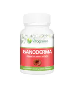 VitaGreen GANODERMA Capsules For Boost Immunity & Energy, Pure Natural & Ayurvedic (500 MG, 60 Capsules)
