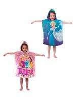 Athom Living Disney Princess and Frozen Kids Hooded Bath Towel 60x120 cm Pack of 2