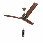 KUHL Arctis A1 1200 mm BLDC Ceiling Fan With Remote | Up to 65% Power Saving | BEE 5-star Rated, BIS Certified & ISI marked | High Air Flow | 5-Year Warranty | Teak