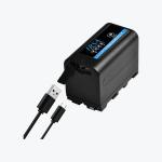 LRSA Ultra High Capacity NP-F770 Lithium-Ion (10400MAH) Video Camera and LED Light Battery