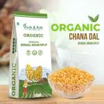 Vivek & Pure an Organic Range of Products 1Kg Chana Dal| Bengal Gram Split