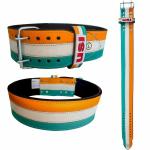 USI UNIVERSAL Power Lifting Belt, 790PLHT Tiranga Large Size Weight Lifting Belt for Men & Women
