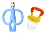 Manan Shopee Kids Multicolor Teether (Pack Of 2)