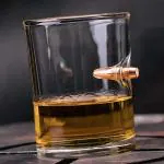 SMOKEY COCKTAIL Bullet Whiskey Glass for Men | Old Fashioned Whisky Glasses | 270 ml Set of 2