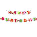 Suruchi Strokes Candyland Happy Birthday Banner theme birthday decoration party items | for Girls and Boys