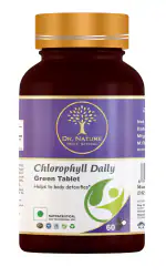 Dr. Nature Chlorophyll Daily Green Tablet Helps to Body Detoxifies Health Supplement- 500MG (60Tabs)