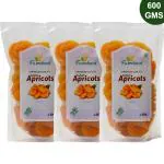 Farmbean Turkish Apricots 600Gms | Edible Raw Apricot Dry Fruits | Healthy Morning Snack | Gluten Free | Boost Immunity & Good For Active Lifestyle - 600 g pack