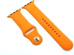 Black Lovies Orange Silicon Smart Watch Strap For Iwatch Series 1,2,3,4,5,6,Se,7, W26, K16, T500, T55