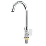 Luxyloom Swan Neck Tap for Washbasin 1 Pc| Basin Tap with High Neck for Kitchen & Bathroom Taps with Chrome Finish
