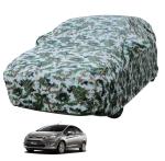 MOCKHE Car Body Cover Compatible with Ford Fiesta with Mirror Pockets, Triple Stitched, Water Resistant Car Cover, Forest