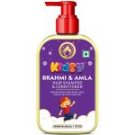 Mom & World Kidsy Brahmi & Amla Hair Shampoo & Conditioner for Kids With Brahmi, Amla, Coconut, Almond & Castor Oils, Dermatologically Tested No Sulphate, 240ml
