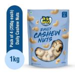 RUNUTZ 1kg Cashew Nuts (250g X 4)