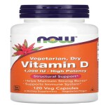NOW Foods, Vegetarian Dry Vitamin D, 1,000 IU, 120 Veg Capsules