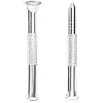 TWIREY Stainless Steel Blackhead Remover Needle Round & Pointed Tip (Pack Of 2)