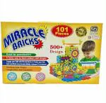 TIME 2 TOYS Miracle Bricks 101 Pcs Motorized Spinning Gear Building Block Kit for Kids Montessori Learning Educatoinal Toy Best Toy for Kids (Building Block)