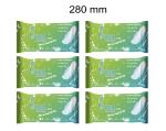 SONAL Ultra Soft Sanitary Pads Super Absorbent Champion for Women 280 mm Pack of 6 (36 Pads)