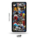 Tweakymod Printed Funky Back Cover For Vivo V3 Max