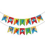 Festiko Super Dad Banner Decoration, Father's Day Decoration Supplies, Happy Father's Day