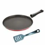 PANBERRY Nonstick Aluminum Red Dosa Tawa Cookware 28.5 cm Thickness - 2.6 Mm with Spatula