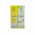 Regince Natural Room Air Freshner Spray combo, Lemon&Mogra- 400mL(Pack of 2)|Water based long lasting Fragrance for Home,Office & Car|Long Lasting Fragrance