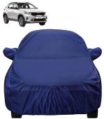 Auto Hub Car Cover Compatible with Kia Sonet with Mirror Pocket, Water Resistant, Triple Stitched, Sonet Car Cover- Navy