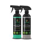 Beegreen Stainless Steel & Glass Cleaner Combo, Eco Friendly, Non Toxic, Biodegradable, Plant Based Ingredients, Safe for Kids & Pets, No chemicals