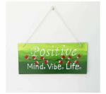 Aarya Ovation Multicolor Wooden Handicraft Decorative Quotation Wall Hanging 40 cm (Pack of 1)