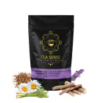 TEA SENSE - Lavender and Chamomile Tea | 25g | Loose Leaf | Soothing Zesty Floral Flavor | Relaxing Aroma | 25 Cups+