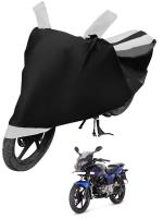 Auto Hub Bike Cover for Bajaj Pulsar 220F , Dustproof UV Protection water resistant Custom Fit Cover-(Black-White )