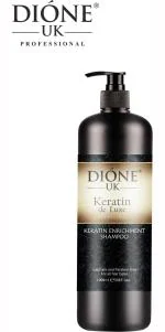 Dione UK Keratin Enrichment Shampoo For All Hair Types 1000 ml