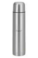 Kaviraj Stainless Steel Vacuum Bullet Flask Plain Hot and Cold | Water Bottle | Easy to Carry | Office, School and Travel Friendly | Leak Proof | Food Grade (350ml)