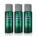 Brut Original Deodorant Body Spray for Men, Long-Lasting Deo, Deo Combo Pack of 3 (200ml Each)