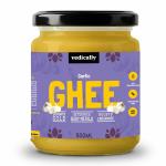 Vedically Ghee Garlic Herbal Certified Organic Desi Cow Ghee Vedic Bilona Ghee Pure 500 ML Glass Jar