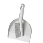 SHIVOM STEELS Dust pan and Brush | Grey | Dusting Brush | Dus pan with Long Handle | Cleaning Brushes for Dusting (Pack of 4)
