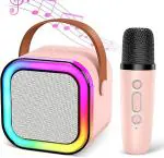 CRANE-LYNN TOYS Portable Rechargeable Superior Sound Wireless Karaoke Bluetooth Speaker with Mic Buit-in