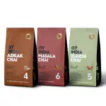 OT India Winter Special Combo of Adark Chai, Masala Chai, Elaichi Chai 200gm each (Pack of 3)