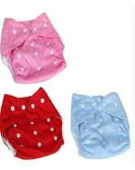BEAUTIQ CLOTH COLLECTIONS cute station Reusable Cloth Diapers - XL (Pack of 3)