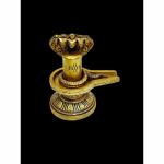 A V Gifts And Handicrafts Brass Shivling With Sheeshnag Ji 4