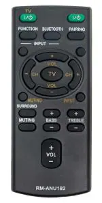 AILKIN New RM-ANU192 Remote Replaced for Sony Sound bar Remote Control RM-ANU192