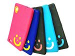 CLUBCLASSY TPU Back case Cover Soft Smile Designe Pack of 5 pc. Compatible for gionee e5 Mix Color smilyrgftf