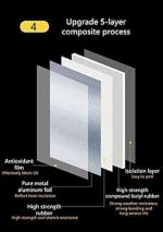 Naughty angels Leakage Repair Waterproof Tape for Pipe Leakage Roof Water Leakage Solution Aluminium Foil Tape Waterproof Adhesive Tape Sealing Butyl Rubber Tape for Leakage (5CM*5M (Pack Of 2)