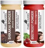 Park Daniel Pure And Natural Shikakai Powder And Beetroot Powder, 100 G Each (Combo Of 2) |Hair Care|Dandruff Control hair Powder|Healthy Strong Hair Mask