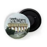 Dhcrafts Multicolor Metal Ramoji Film City Printed Fridge Magnet, 5.8 Cm