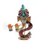 Fancy Cave| Metal Ganesha Idol Showpiece Tea Light Candle Holder | Tea Light Candle Holder, Candle Holder Stand, Table Decoration, Tea Light Holder