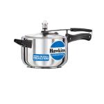 Hawkins Stainless Steel 4 Ltr Pressure Cooker With Hard Anodised 2 Pc Separater Cooker Dabba and Stand