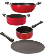 Nirlon 3 Layer Non-stick Aluminium Coated Kitchenware Essential Combo Set